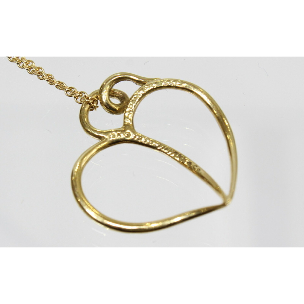 TIFFANY Paloma Picasso Necklace Gold Heart Bag - Picture 2 of 5